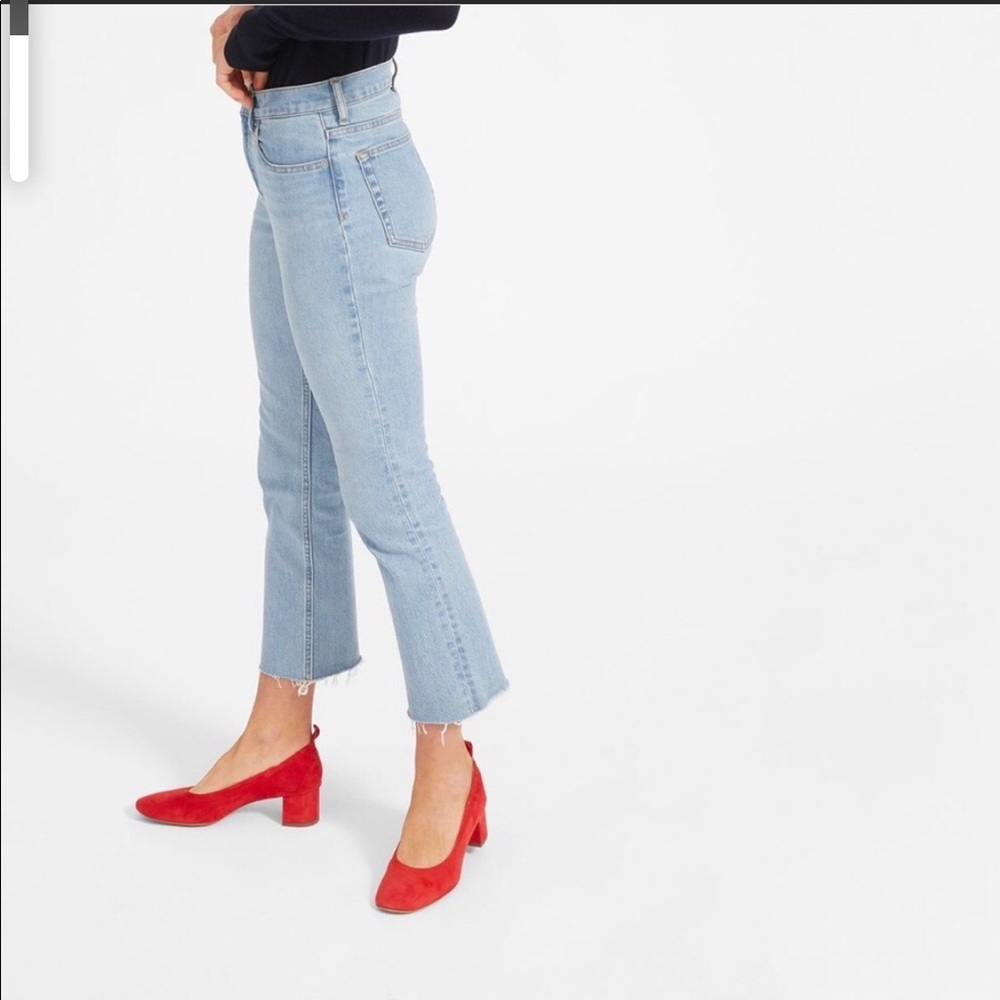 Everlane Highrise Kick Crop Jeans sz 28